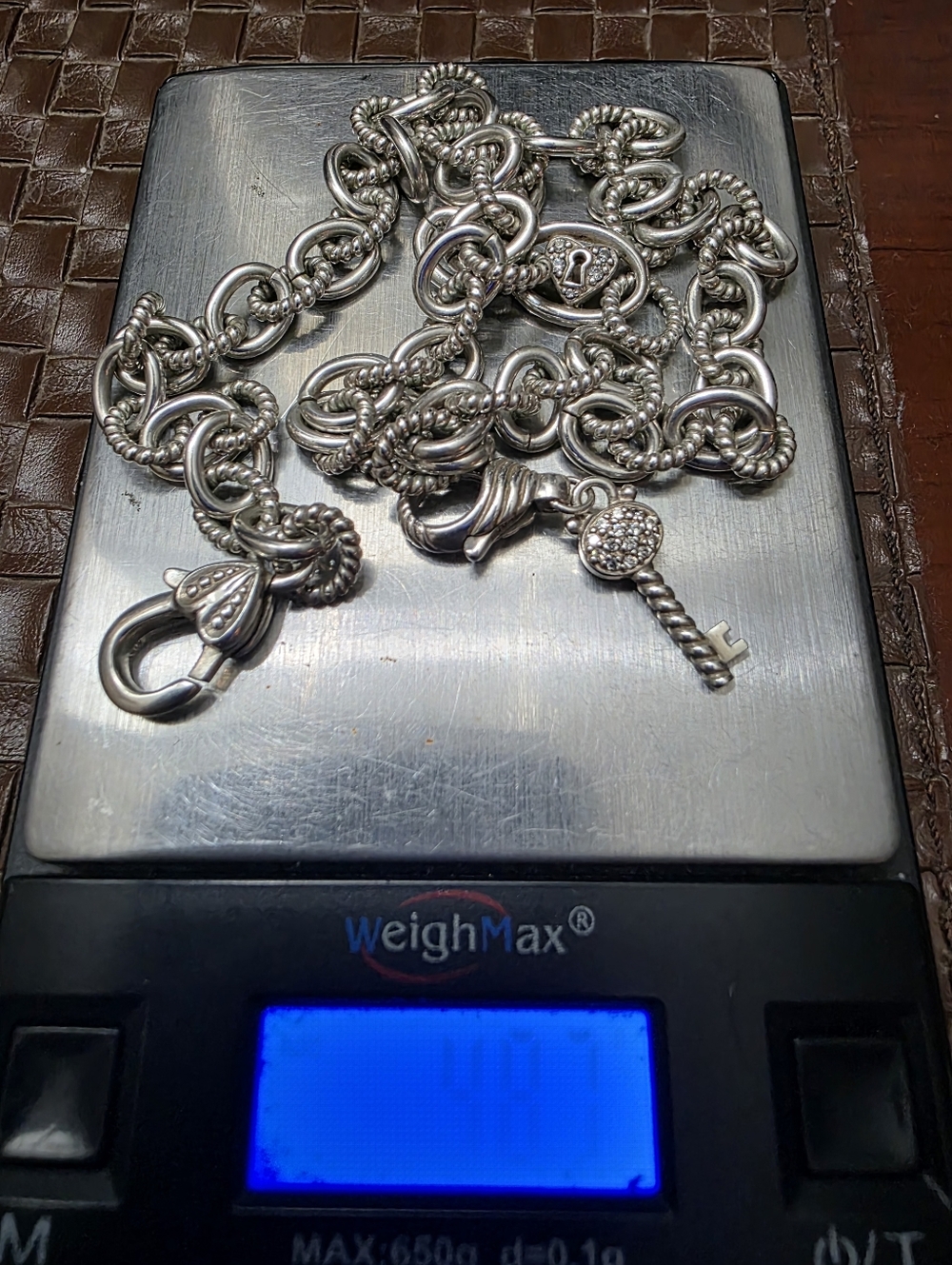 Judith Ripka Sterling Silver Necklace - Picture 6 of 6